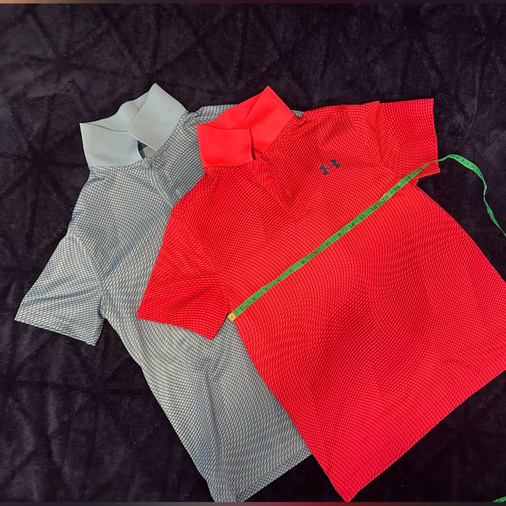 (Bundle) Under Armour All Over Print Youth Polo Shirts